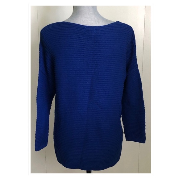 Old Navy Crystal Blue Ribbed Sweater - Picture 3 of 5
